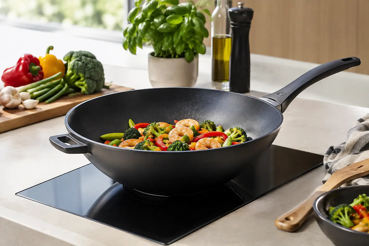 Wok keptuvė namų virtuvei - kaip pasirinkti