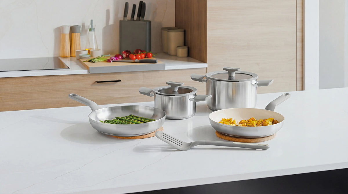 Balance nerūdijančio plieno troškintuvas su dangčiu 20 cm, Moonmist – 5