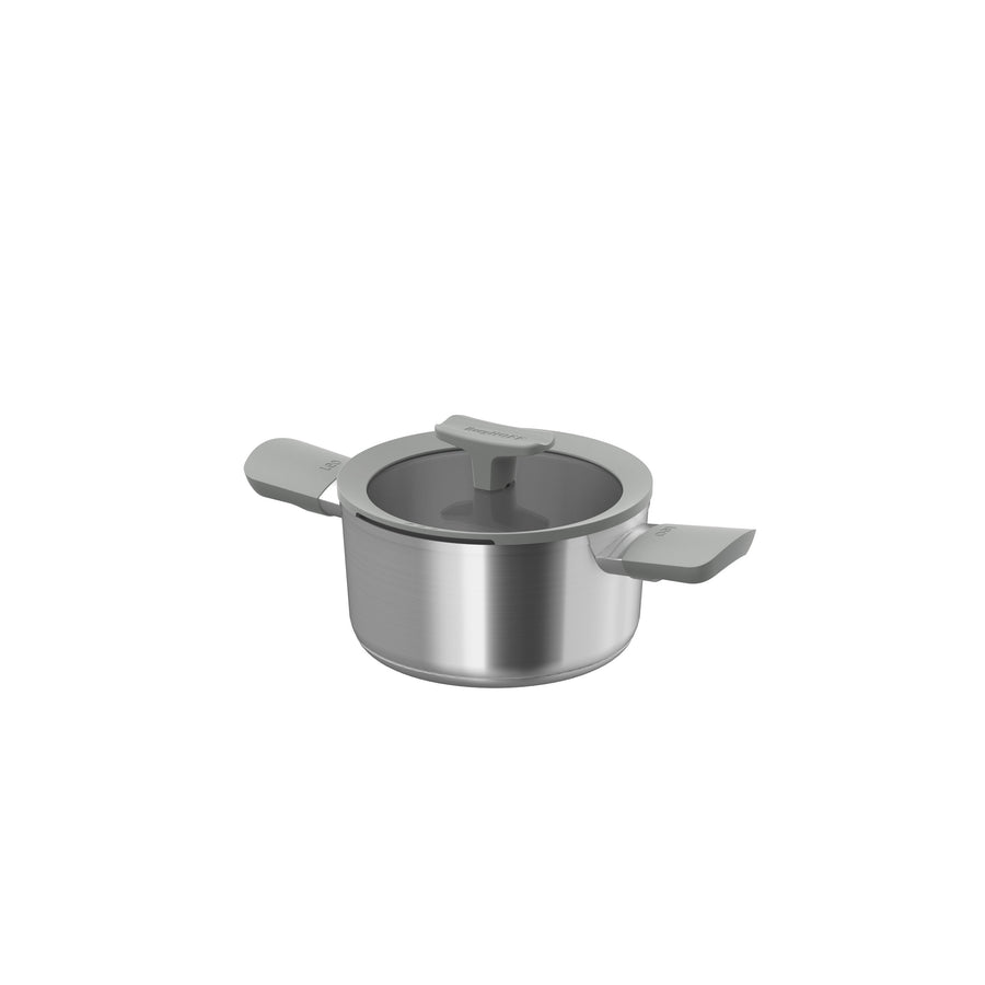 Balance nerūdijančio plieno troškintuvas su dangčiu 18 cm, Moonmist