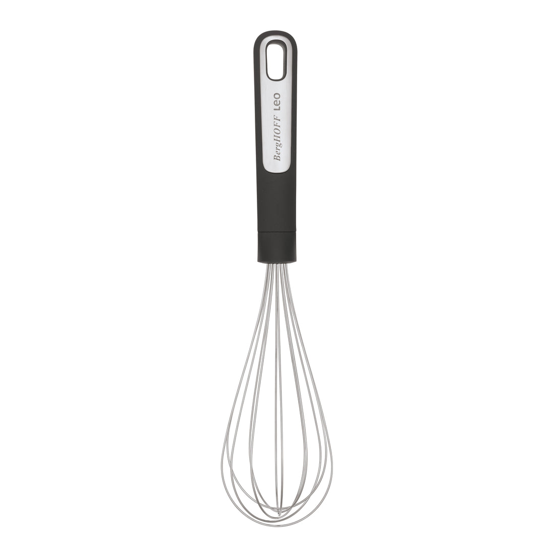 BergHOFF Whisk - Graphite Series with Silicone Edge and Recycled Handle for Non-Stick Safety
