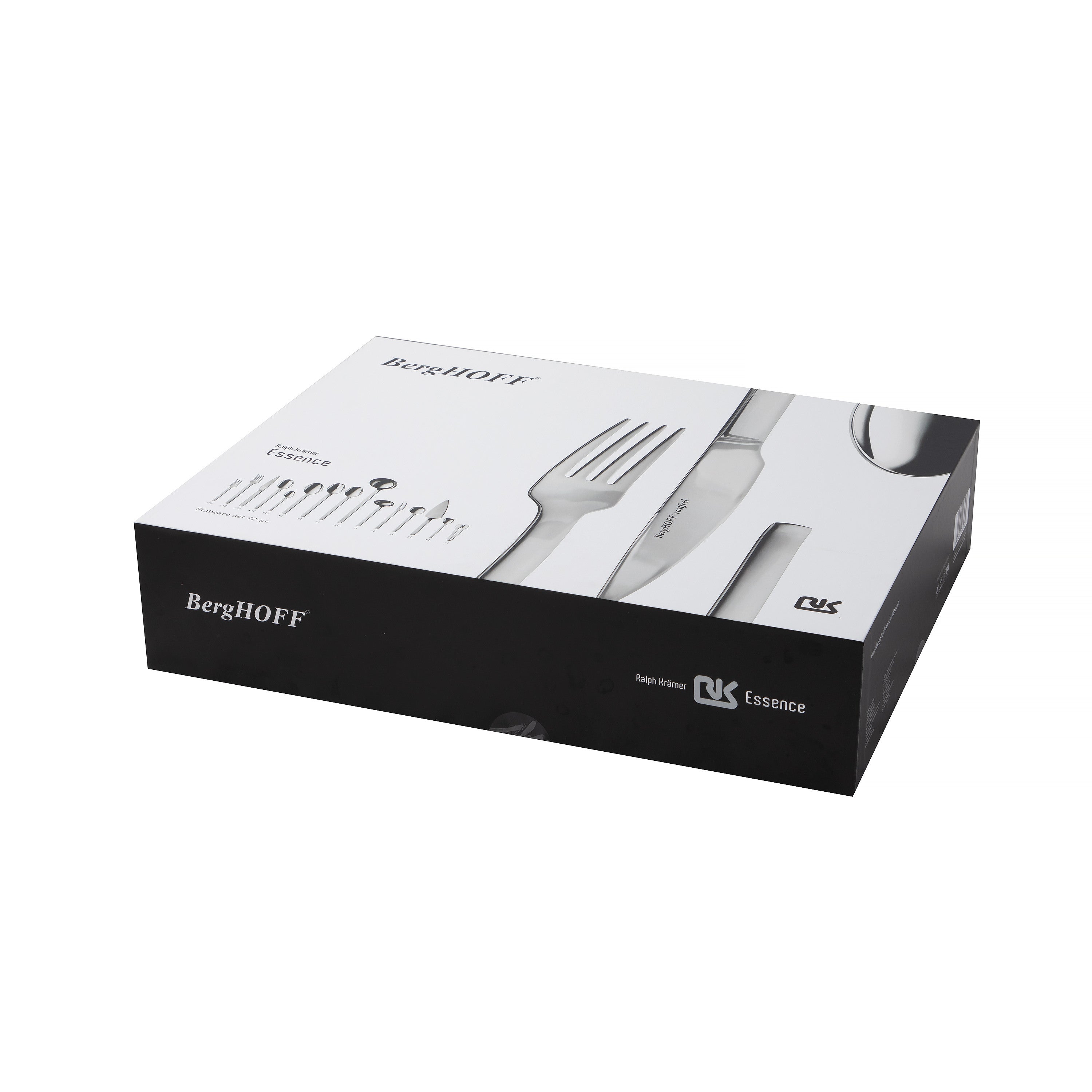 BergHOFF 30-Piece Flatware Set - Essence Collection by Ralph Kraemer, Balanced and Masculine Design