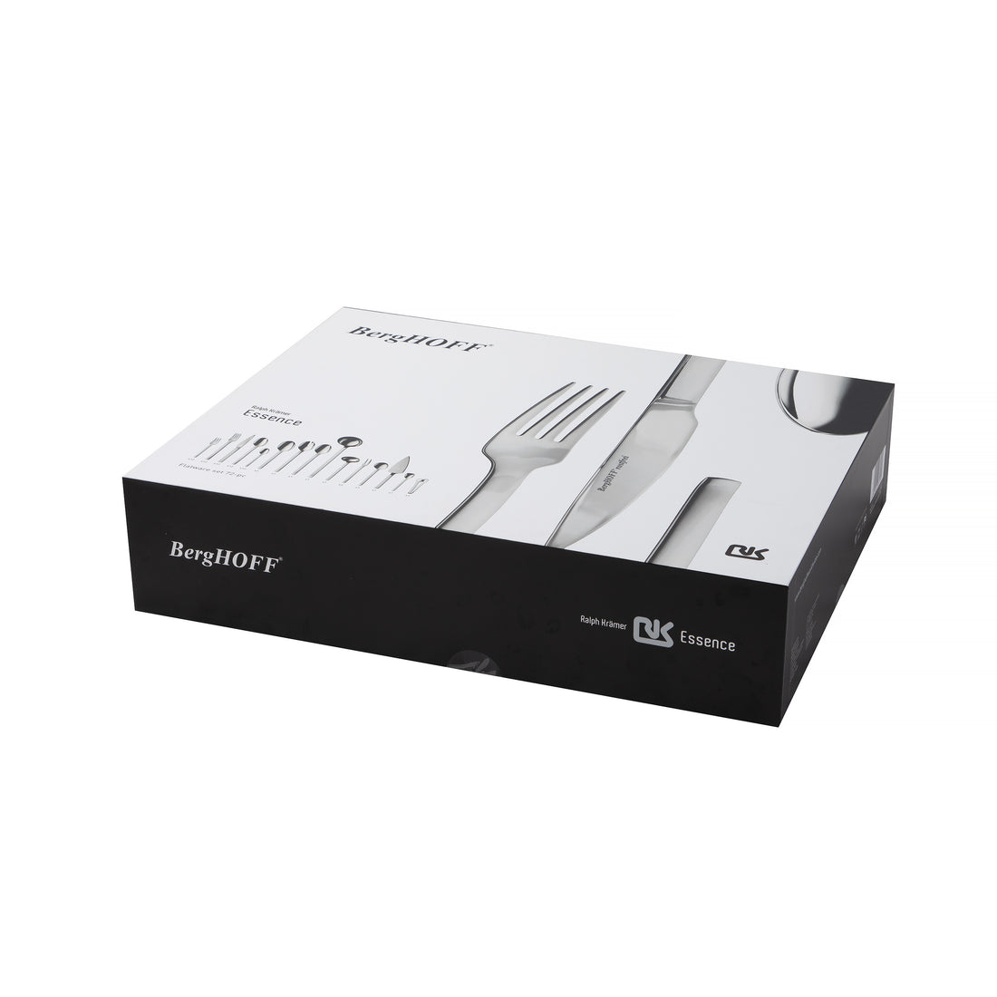 BergHOFF 30-Piece Flatware Set - Essence Collection by Ralph Kraemer, Balanced and Masculine Design