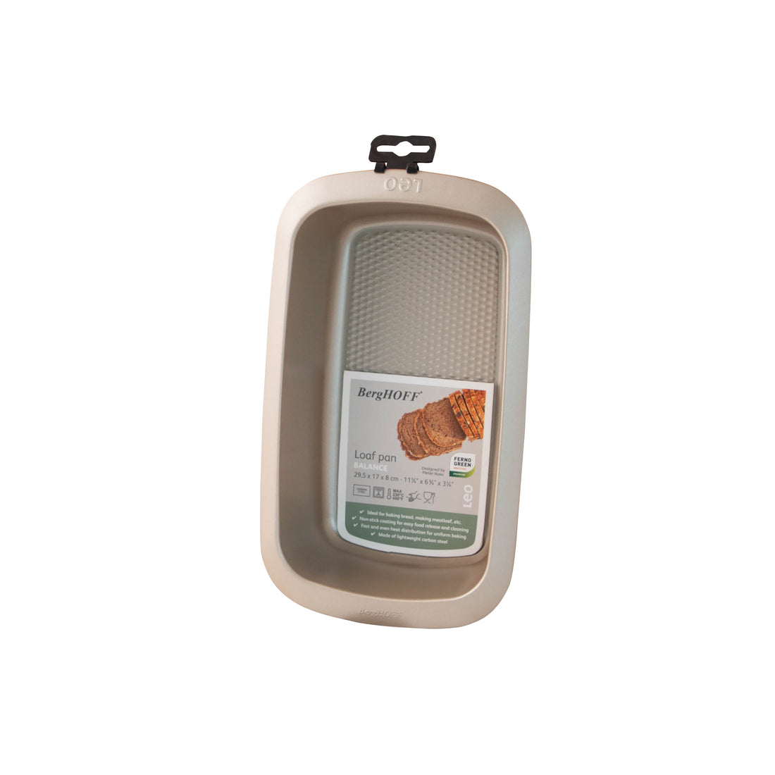 BergHOFF Loaf Pan - Balance Series 25x14x7.5cm with Carbon Steel Construction and Non-Stick Coating
