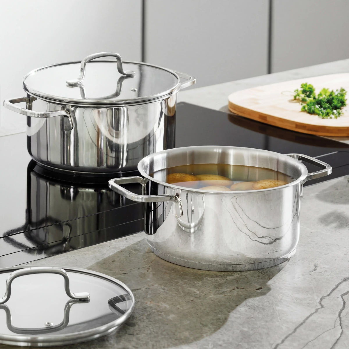 Helix 6-Piece Stainless Steel Cookware Set – 5