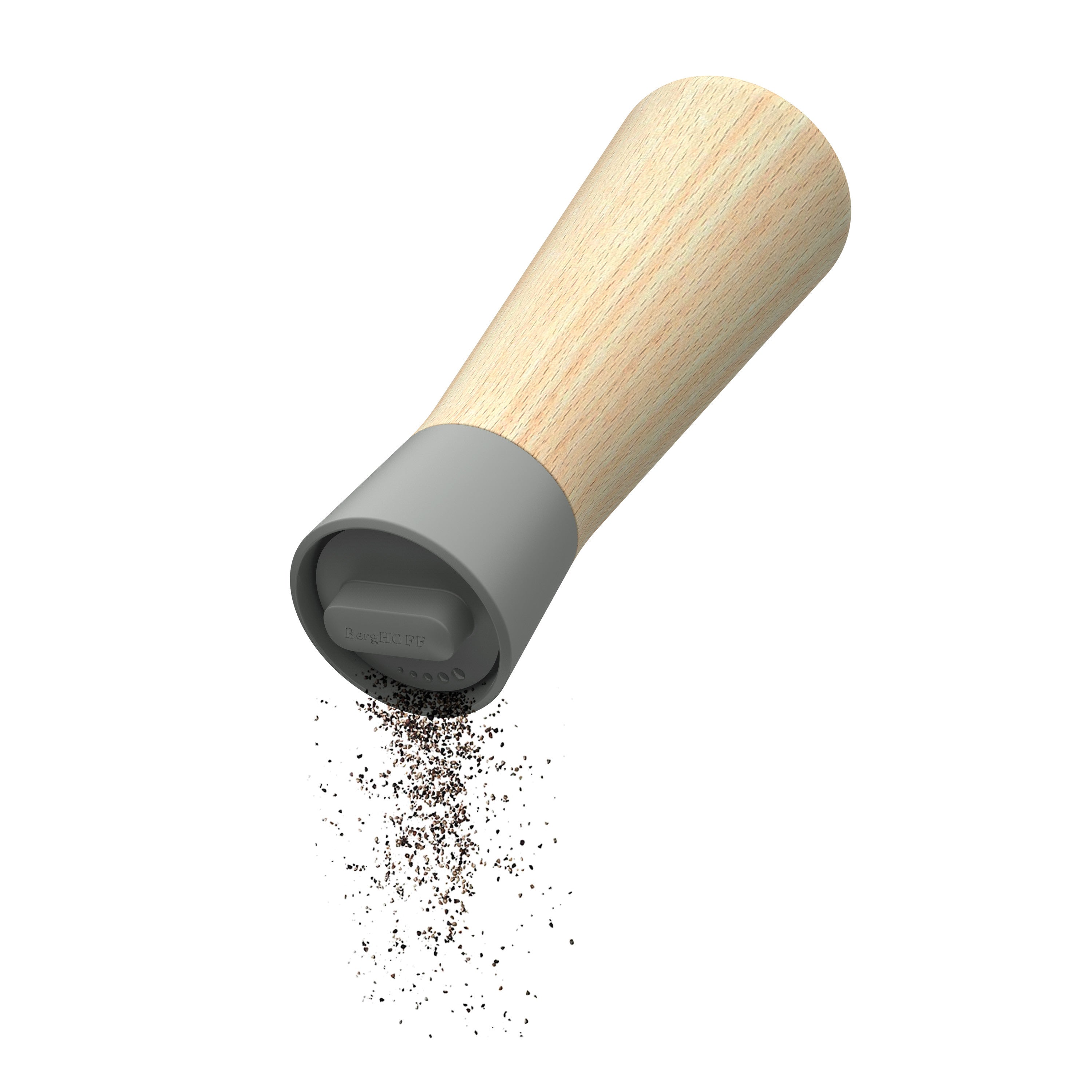 BergHOFF Grinder - Balance Moonmist Series with Ceramic Mechanism and Eco-Friendly Wood Body