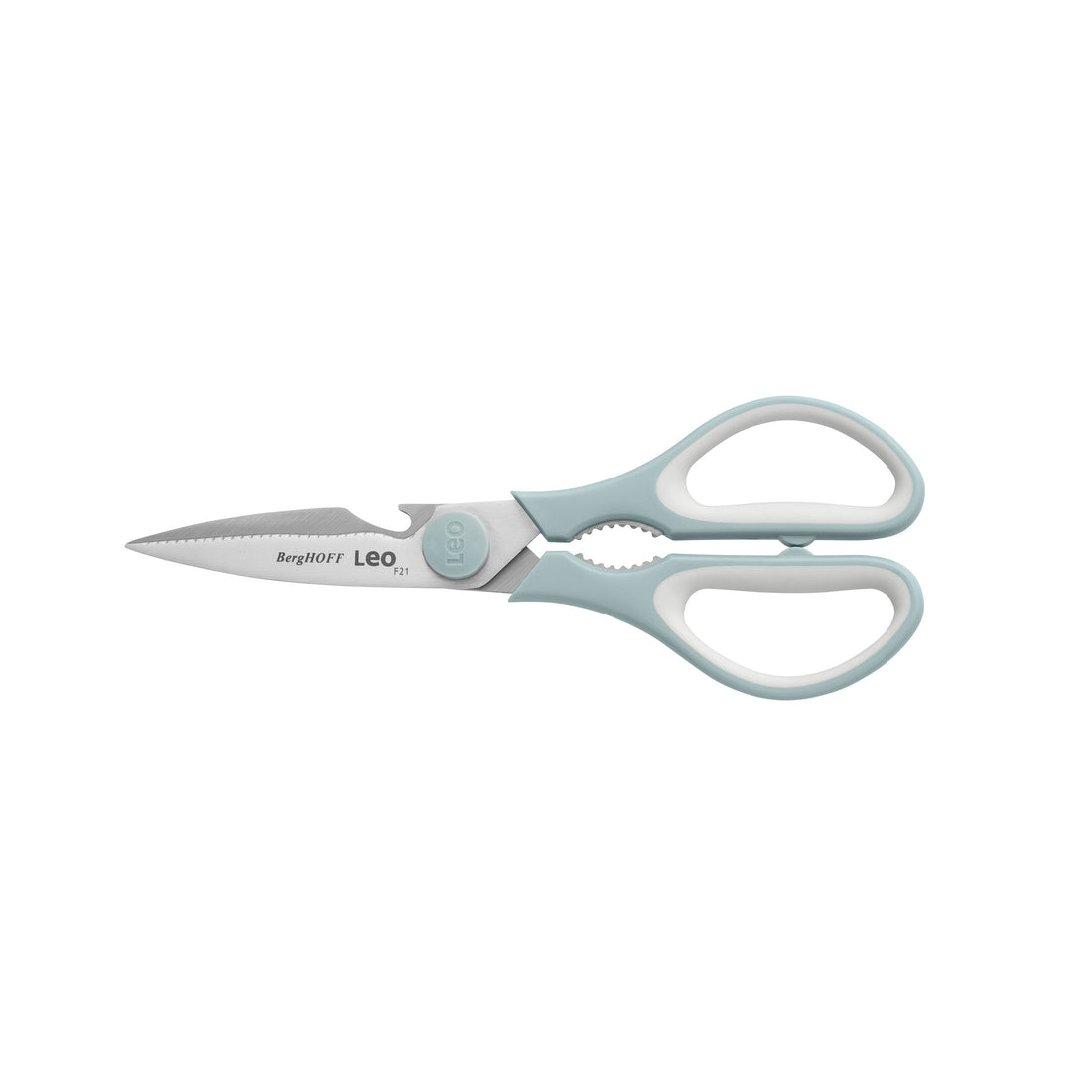 BergHOFF Kitchen Scissors - Glints Spirit and Slate with Magnetic Knife Block Storage and Non-Slip Grip