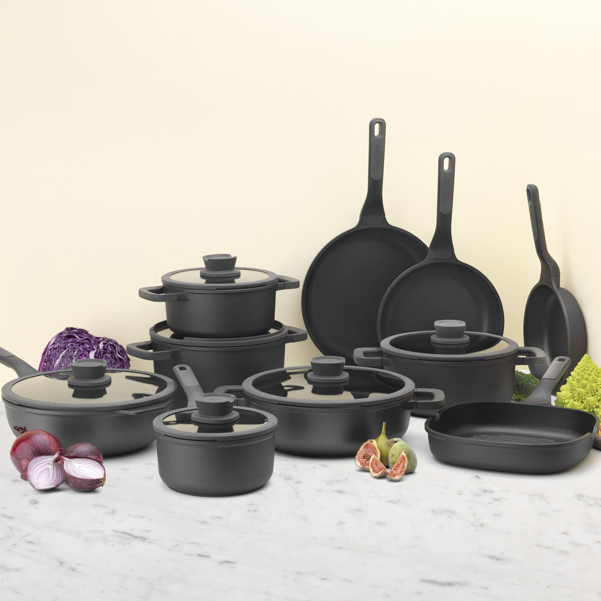 Stone+ Non-stick Covered Wok 28 cm – 2