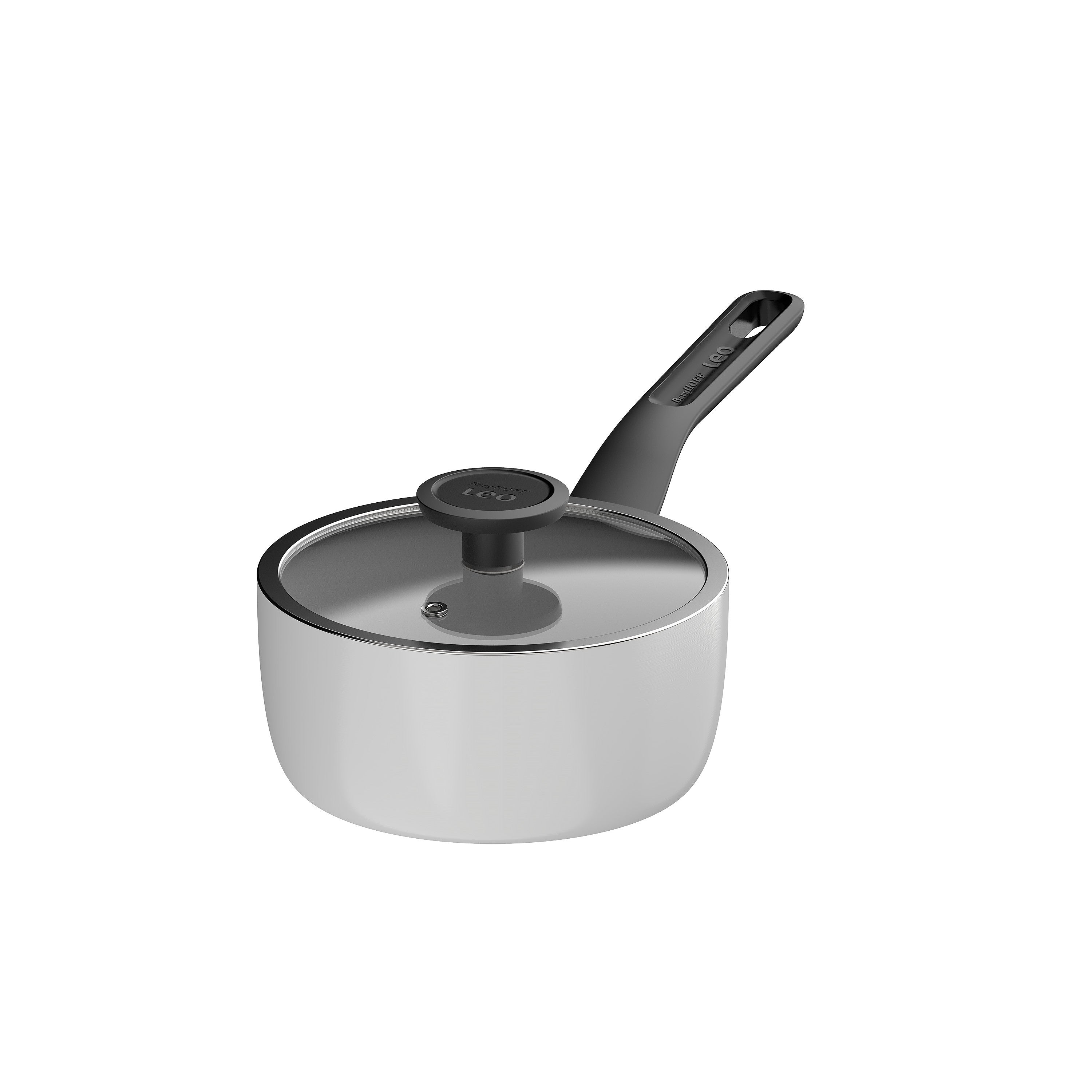 BergHOFF 18 cm Covered Saucepan – Glints Spirit with Non-Stick Coating &amp; Glossy Handle