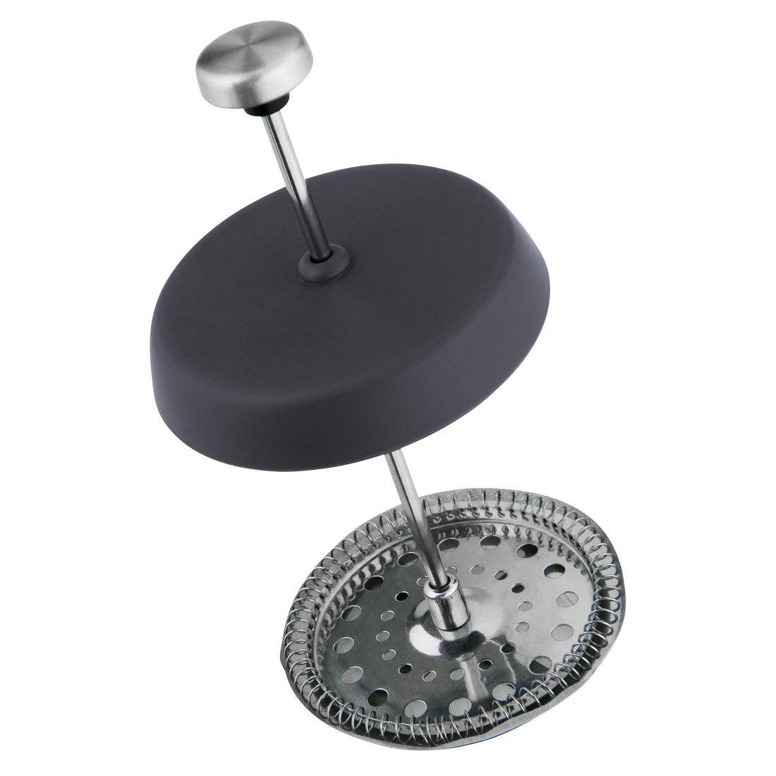 BergHOFF French Press 0.35L - Stainless Steel Frame with Heat-Resistant Glass for Coffee and Tea