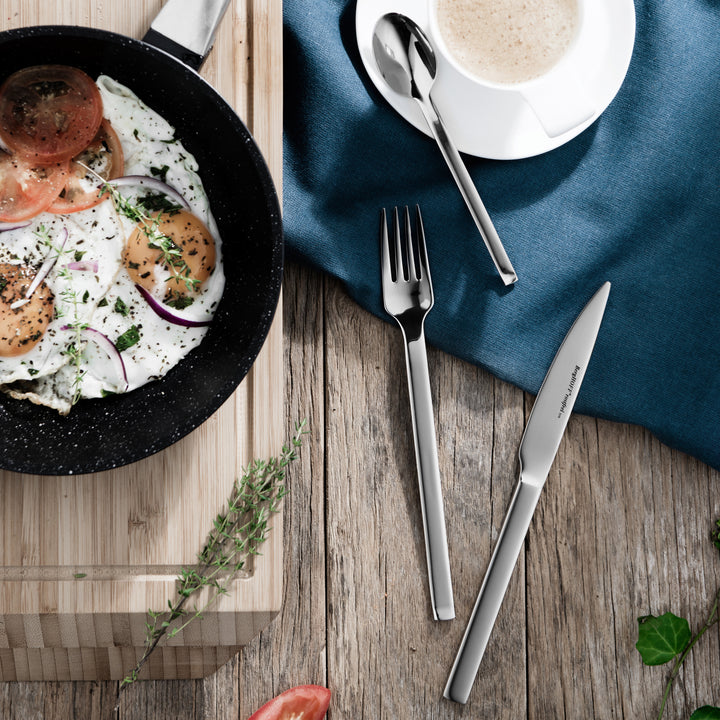 BergHOFF 30-Piece Flatware Set - Essence Collection by Ralph Kraemer, Balanced and Masculine Design